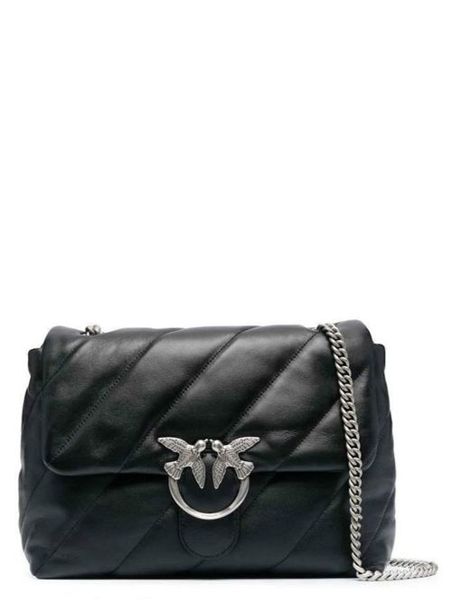 Borsa Big Love Puff Maxi Quilt Nero Argento PINKO | 100037 A0F2Z99O